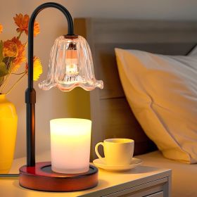 Candle Warmer Lamp Electric Timer: Dimmable Candles Warming Lamps - Height Adjustable Burner Jar - No Flame Scented Melts Wax - All Candle Jars H