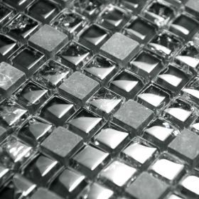 Mysterious Black - 3-Dimensional Mosaic Decorative Wall Tile(10PC)