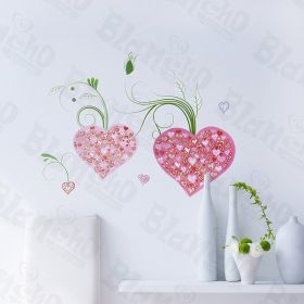 Cheerful Heart - Wall Decals Stickers Appliques Home Decor