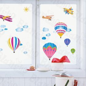 Hot Balloon - Wall Decals Stickers Appliques Home Decor