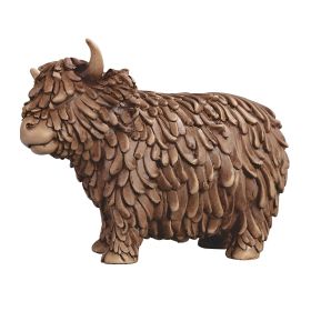 7.25"W Highland Cow Figurine Home Decor Gift
