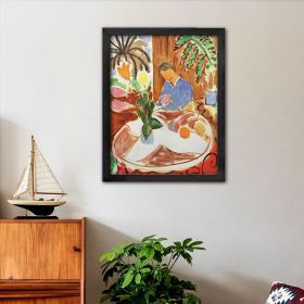 Framed Canvas Wall ArtOil Paintings Impressionism Aesthetic Prints Canvas Paintings for Living Room Bedroom Office Home (wood: 12*16)