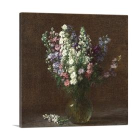 Foot Of Alouette 1887 (Type: Standard Framed Canvas Print, size: 24" x 24" / 60cm x 60cm (approx))