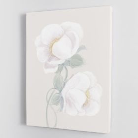 Lush Peony Canvas Print or Poster (Type: Standard Framed Canvas Print, size: 24" x 16" / 60cm x 40cm (approx))